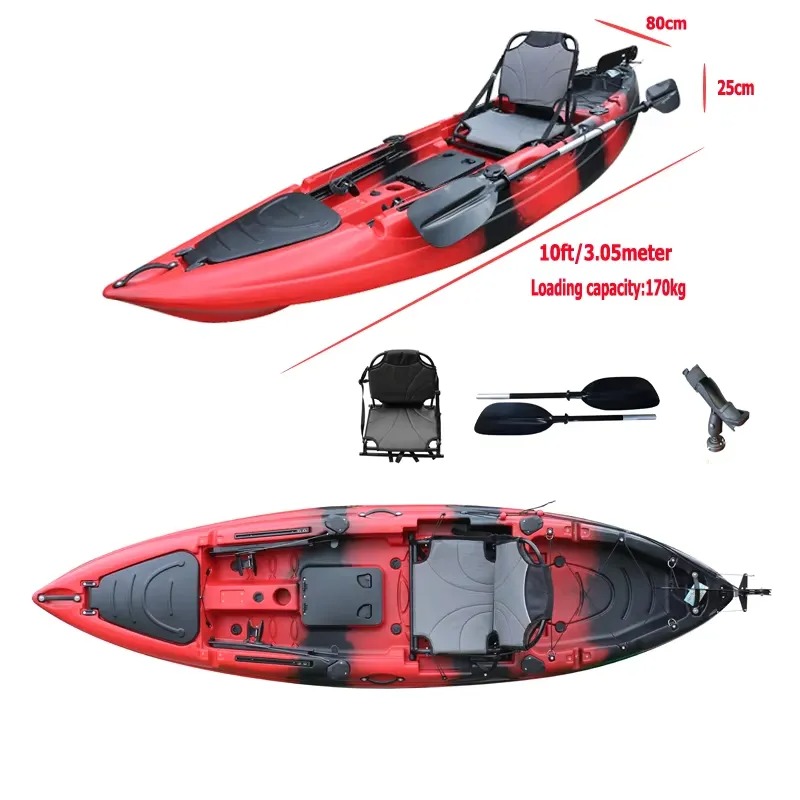 10-футовый одноместный рыболов – обзор и цена Fishing Kayak Sit In